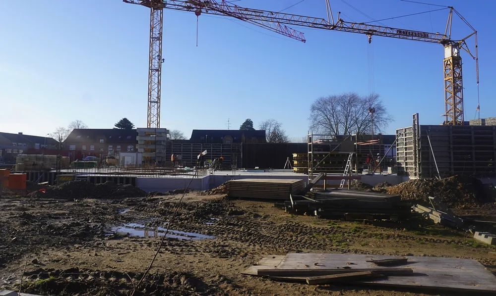 Bauphase vom Rohbau PC-Grundschule Weeze im Dezember 2025